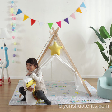 Tenda Teepee Tenda Mainan Anak Dalam Ruangan Baru
